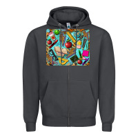 Smoke teacher mousepad Zipper Hoodie - BarkalooDesign