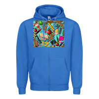 True Royal teacher mousepad Zipper Hoodie - BarkalooDesign