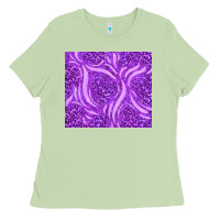 Matcha purple glitter with leopard pattern Ladies Tee - TumblerDesignByShophia