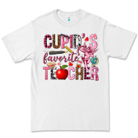 White Cupid's Favorite Teacher Valentine's Day Premium Tee - HowdyJamesFarm