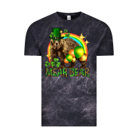 Cloud Black St. Patrick's Day mear bear Vintage Tee - HowdyJamesFarm