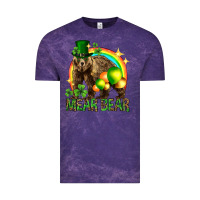 Cloud Purple St. Patrick's Day mear bear Vintage Tee - HowdyJamesFarm