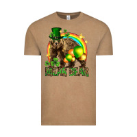 St. Patrick's Day Mear Bear Vintage Tee | Teevron