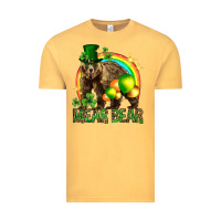 Vintage Mustard St. Patrick's Day mear bear Vintage Tee - HowdyJamesFarm