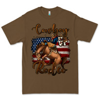 Cacao cowboy up rodeo bucking bronco Premium Tee - Jasminsmagicworld