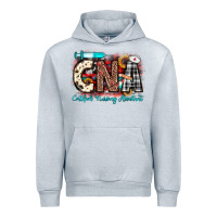 Heather Grey Christmas cna certified nursing assistant Urban Hoodie - JahusDesignShop