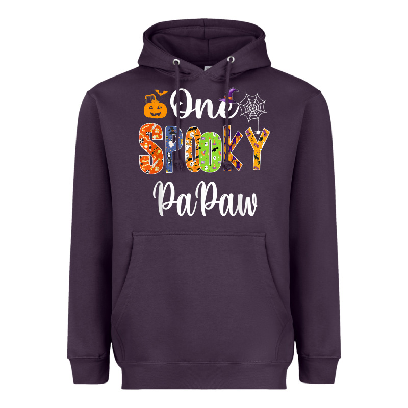 Grandpa Family Halloween Matching Shirts, One Spooky Papaw T Shirt Heavyweight Hoodie by maiPhamDesign | Teevron