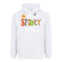 White grandpa family halloween matching shirts, one spooky papaw t shirt Heavyweight Hoodie - maiPhamDesign