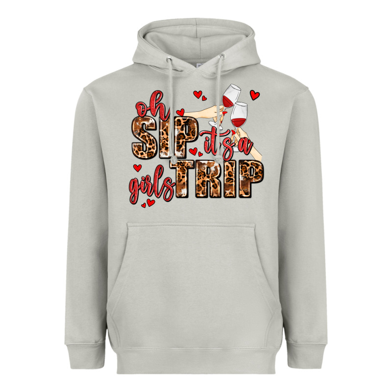 Oh Sip Its A Girls Trip Heavyweight Hoodie by AdoDesignShop | Teevron