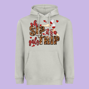 Oh Sip Its A Girls Trip Heavyweight Hoodie Designed By Adodesignshop