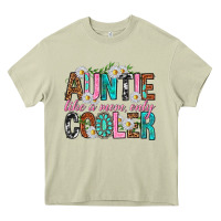 Mossy Auntie Like a Mom Only Cooler Heavy Core Tee - texasbilliewilder