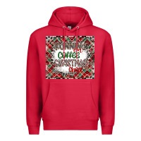 Cardinal Running on Coffee And Christmas Premium Hoodie - CowhideDigitalArt