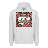 Dove Grey Running on Coffee And Christmas Premium Hoodie - CowhideDigitalArt