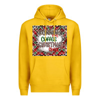 Lemon Running on Coffee And Christmas Premium Hoodie - CowhideDigitalArt