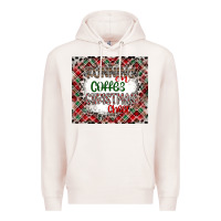 Pale Pink Running on Coffee And Christmas Premium Hoodie - CowhideDigitalArt
