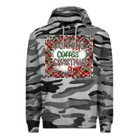Slate Camo Running on Coffee And Christmas Premium Hoodie - CowhideDigitalArt