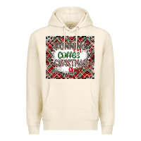 Tofu Running on Coffee And Christmas Premium Hoodie - CowhideDigitalArt