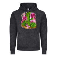 Vintage Black breast cancer cactus Vintage Hoodie - FaDigitalArtStudio