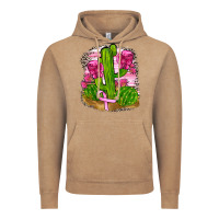 Vintage Coffee breast cancer cactus Vintage Hoodie - FaDigitalArtStudio