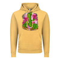 Vintage Mustard breast cancer cactus Vintage Hoodie - FaDigitalArtStudio