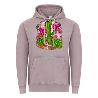 Vintage Zinc breast cancer cactus Vintage Hoodie - FaDigitalArtStudio