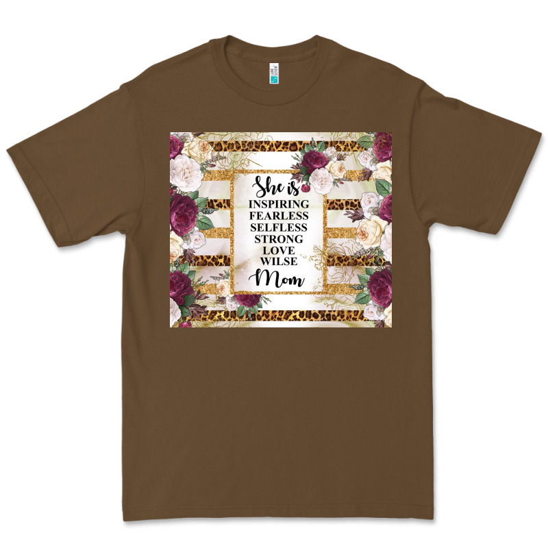 Mother's Day She Is Inspiring Fearless Selfless Strong Love Wilse Mom  Premium Tee by TumblerDesignByShophia | Teevron
