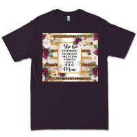Plum mother's day she is inspiring fearless selfless strong love wilse mom  Premium Tee - TumblerDesignByShophia