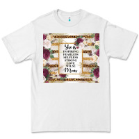 White mother's day she is inspiring fearless selfless strong love wilse mom  Premium Tee - TumblerDesignByShophia
