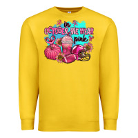Lemon in october we wear pink american football Premium Sweatshirt - AdoDesignShop