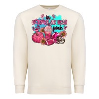 Sandshell in october we wear pink american football Premium Sweatshirt - AdoDesignShop