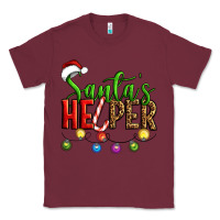 Burgundy santa's helper christmas Classic Tee - Artiststas