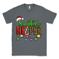 Charcoal Heather santa's helper christmas Classic Tee - Artiststas