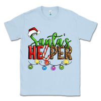 Dusty Blue santa's helper christmas Classic Tee - Artiststas