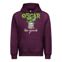 Mauve Wine oscar the grouch Urban Hoodie - maiPhamDesign