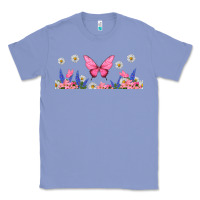 Colony Blue butterflies and flowers Classic Tee - TumblerDesignByShophia