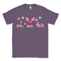 Lavender butterflies and flowers Classic Tee - TumblerDesignByShophia