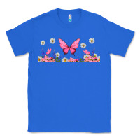 True Royal butterflies and flowers Classic Tee - TumblerDesignByShophia