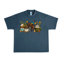 Rodeo Cowboy Coffee Cups Urban Heavy Tee | Teevron