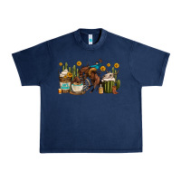 Navy rodeo cowboy coffee cups Urban Heavy Tee - OliviaCreatesArt
