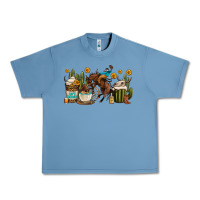 Pebble Blue rodeo cowboy coffee cups Urban Heavy Tee - OliviaCreatesArt