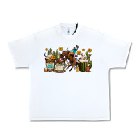 White rodeo cowboy coffee cups Urban Heavy Tee - OliviaCreatesArt