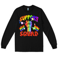 Black support squad pride Long Sleeve Tee - FaDigitalArtStudio