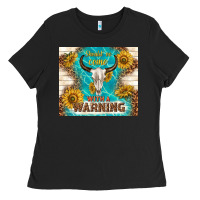Should Have Come With A Warning Ladies Tee | Teevron