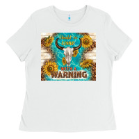 White should have come with a warning Ladies Tee - TumblerDesignByShophia