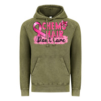 Vintage Olive Breast Cancer Chemo hair don't care Vintage Hoodie - FaDigitalArtStudio