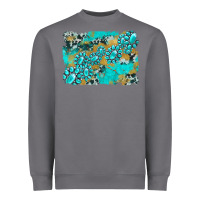 Storm gemstone cowhide glitter background Heavyweight Sweatshirt - Artiststas