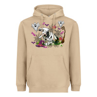 Mushroom halloween cow and ghosts Heavyweight Hoodie - AdoDesignShop
