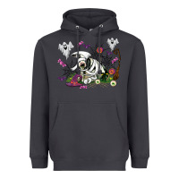 Smoke halloween cow and ghosts Heavyweight Hoodie - AdoDesignShop