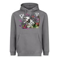 Storm halloween cow and ghosts Heavyweight Hoodie - AdoDesignShop