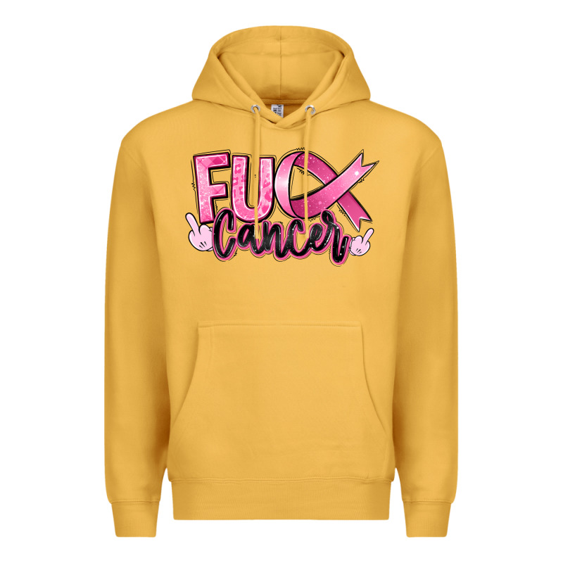 Fuck Breast Cancer Premium Hoodie by RanaPortraitStore | Teevron
